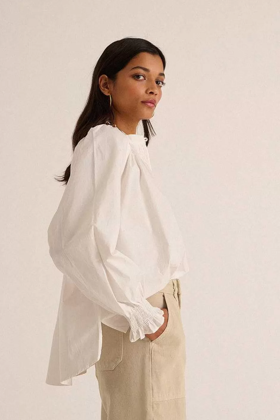 Balzac Blouse Regal Blanc^Femme Chemises Et Blouses