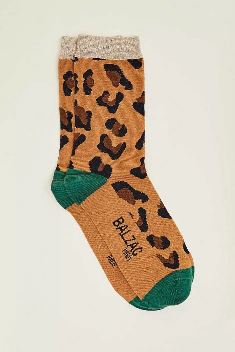 Balzac Chaussettes Leo Vert^Femme Chaussettes