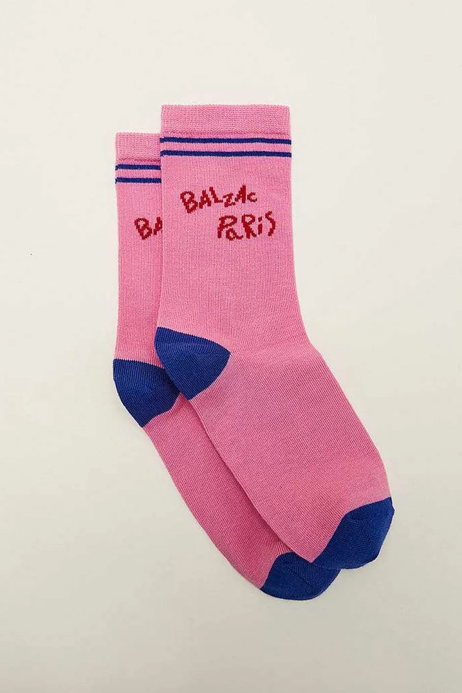 Balzac Chaussettes Love Bisou Rose Et Bleu^Femme Chaussettes