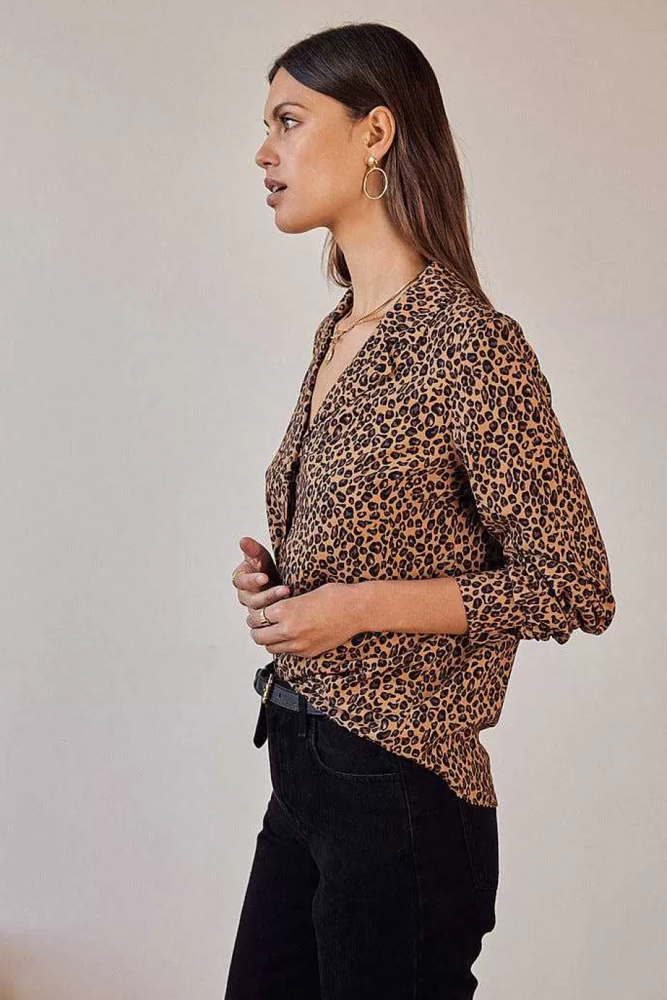 Balzac Chemise George Imprime Leopard^Femme Chemises Et Blouses