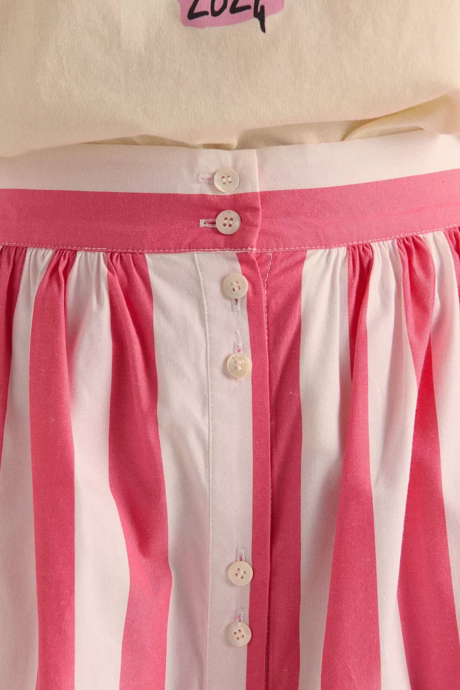 Balzac Jupe Sally Rayures Rose^Femme Jupes Et Shorts