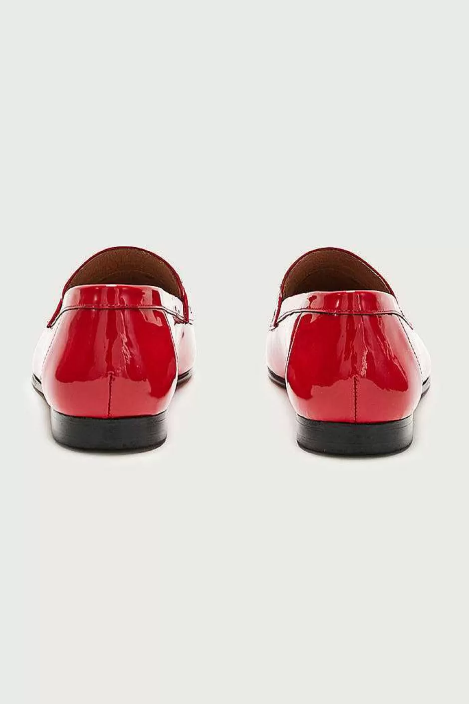 Balzac Mocassins Flavie Vernis Rouge^Femme Mocassins Et Sabots