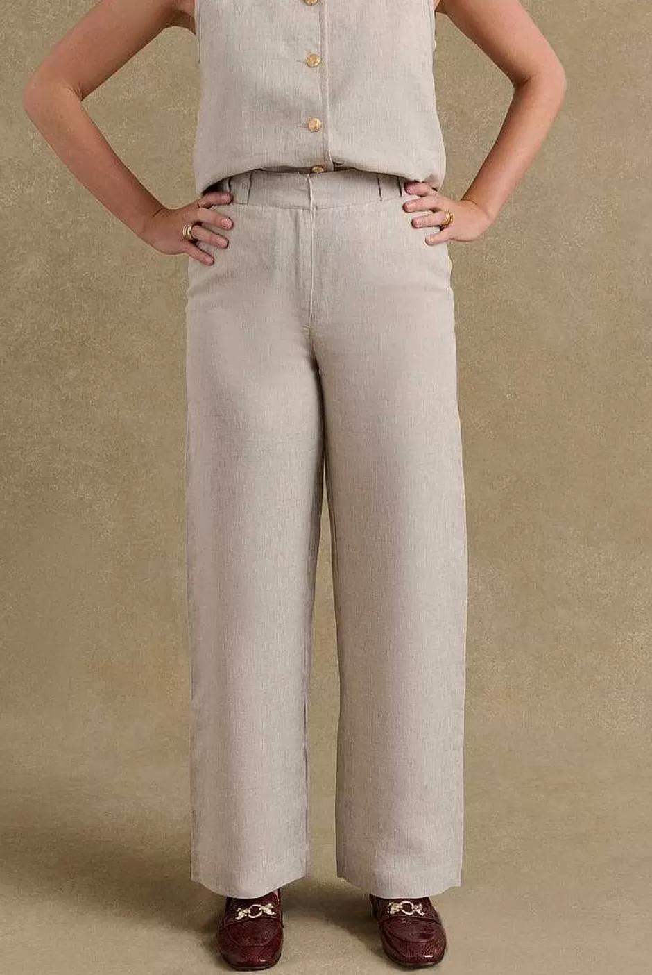 Balzac Pantalon Palette Beige^Femme Pantalons