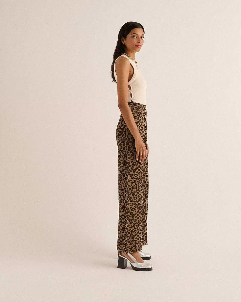 Balzac Pantalon Piana Leopard Irise^Femme Pantalons