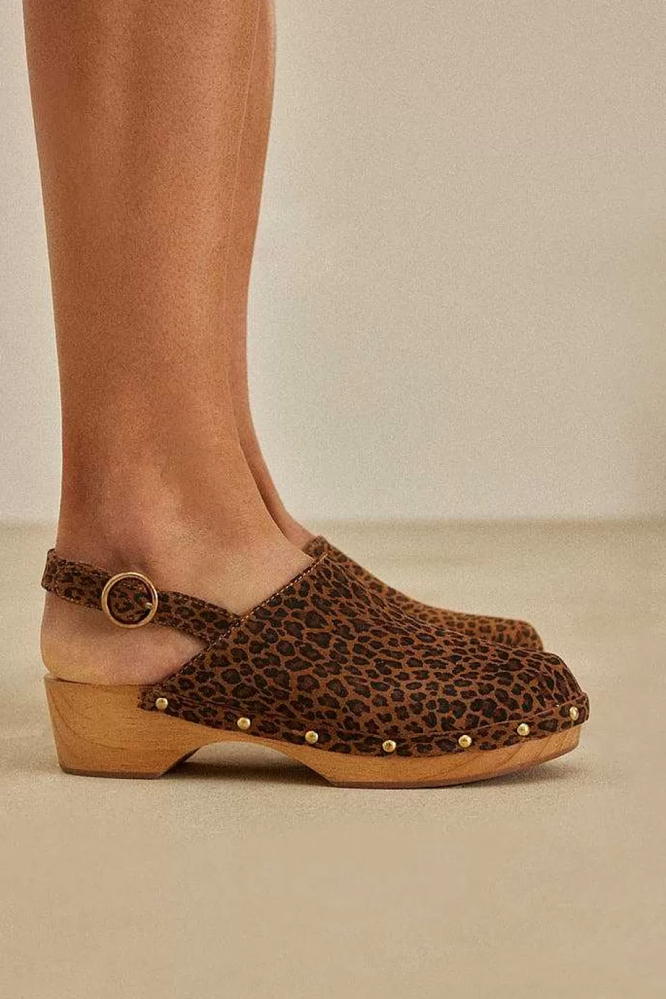 Balzac Sabots Carnac Leopard^Femme Mocassins Et Sabots