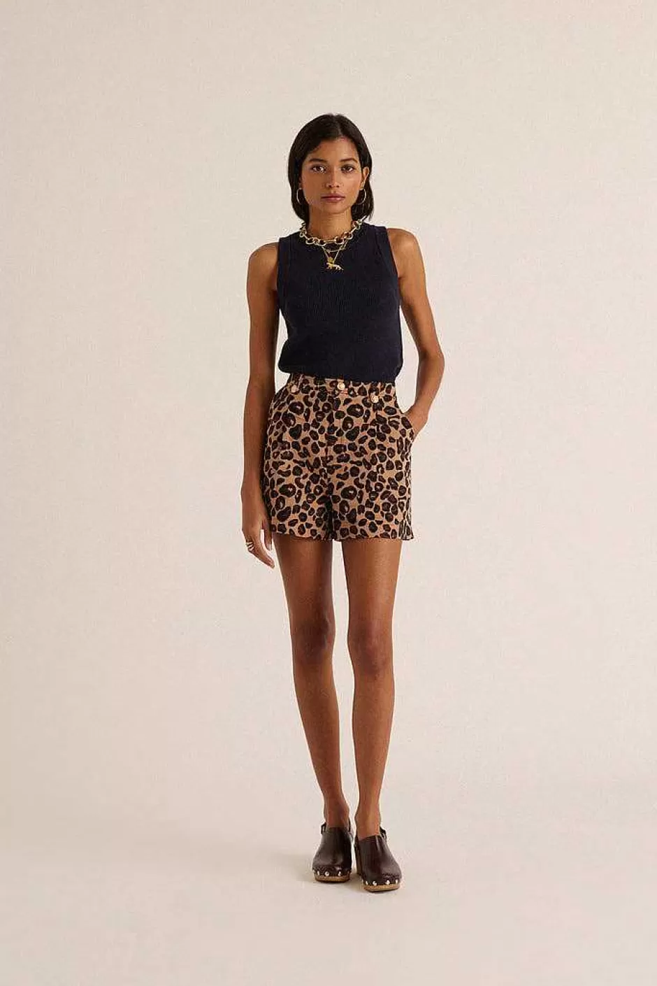 Balzac Short Simon Leopard^Femme Jupes Et Shorts