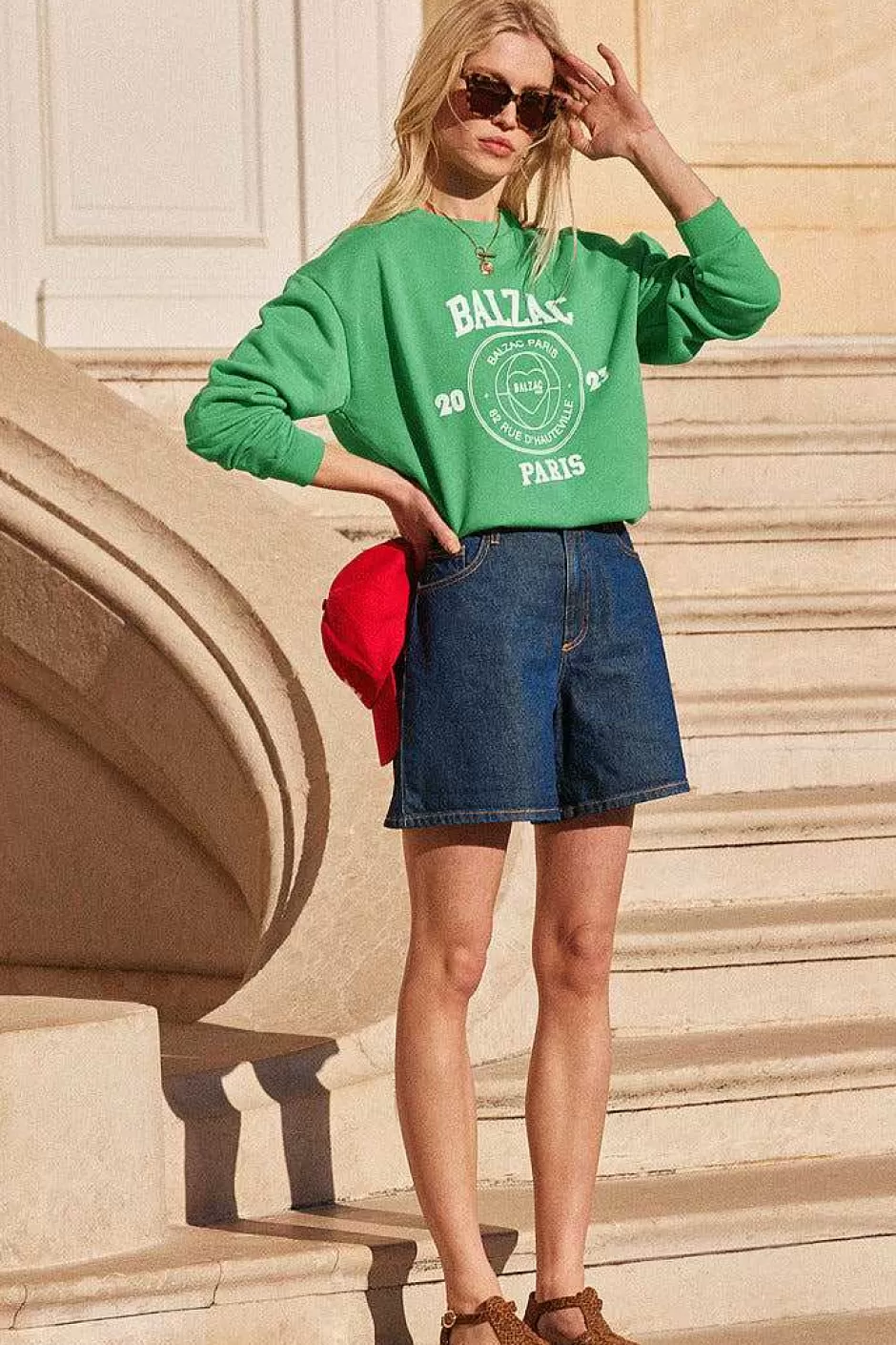 Balzac Sweat-Shirt Harlow Paris 2023 Vert^Femme Sweatshirts