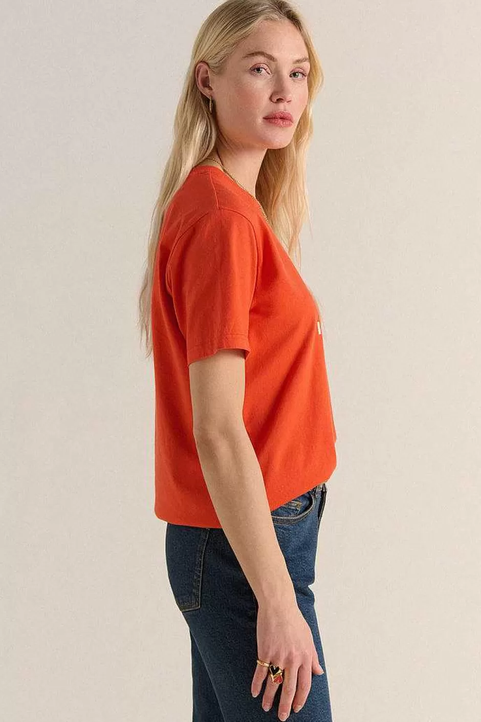 Balzac Tee-Shirt Bree Bff 2024 Orange^Femme Tee-Shirts Et Bodies